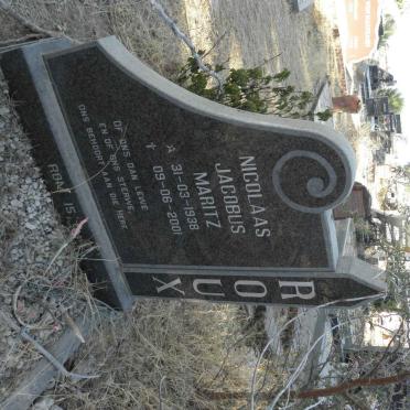 ROUX Nicolaas Jacobus Maritz 1938-2001