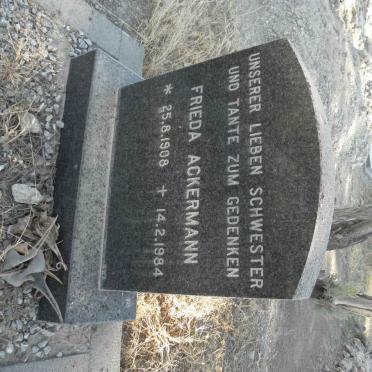 ACKERMANN Frieda 1908-1984