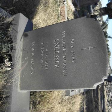 ENGESSER Berthold Friedrich 1934-1987
