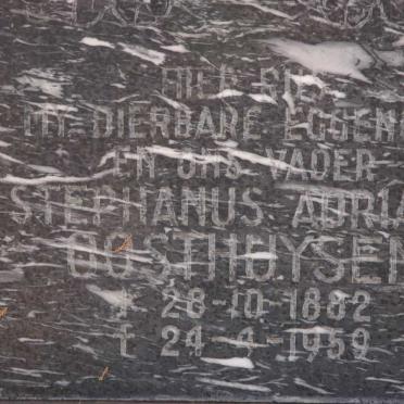OOSTHUYSEN Stephanus Adriaan 1882-1959