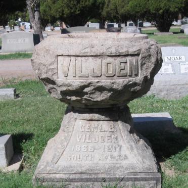 VILJOEN B. 1868-1917