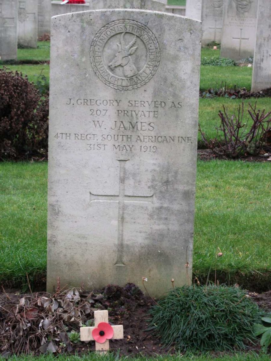 GREGORY J. served as JAMES W. -1919