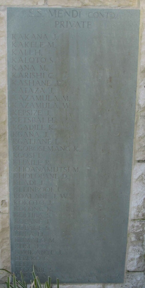 Wall Panel 07: S.S. MENDI continued