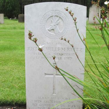 REITZ Justus Willem -1917
