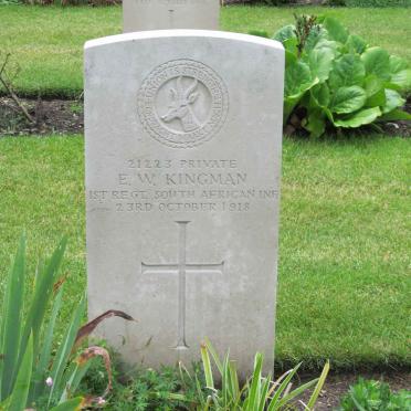 KINGMAN E.W. -1918