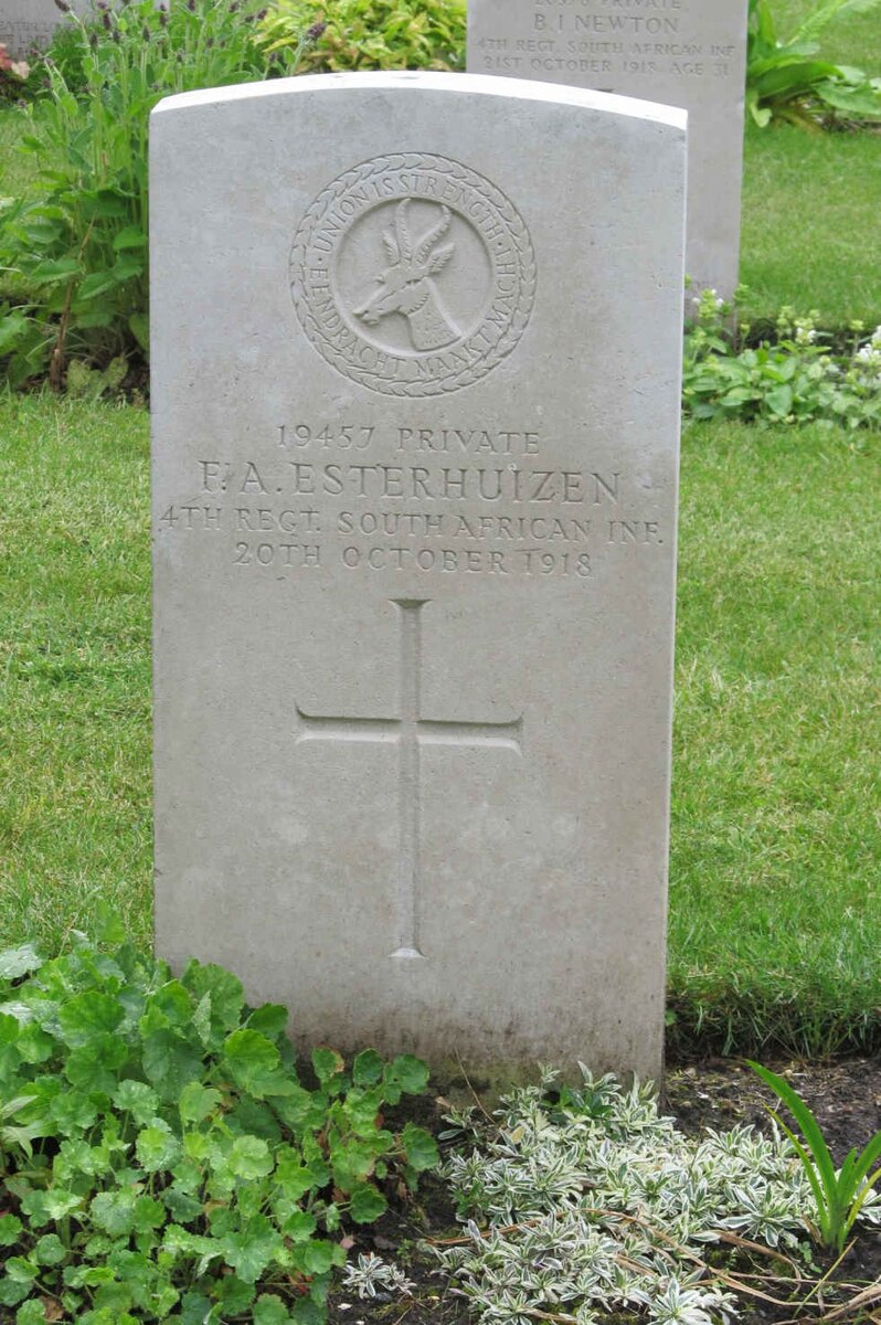 ESTERHUIZEN F.A. -1918