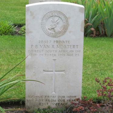 MOSTERT P.B., van R. -1918