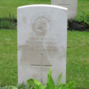 VUUREN P.C., van -1918