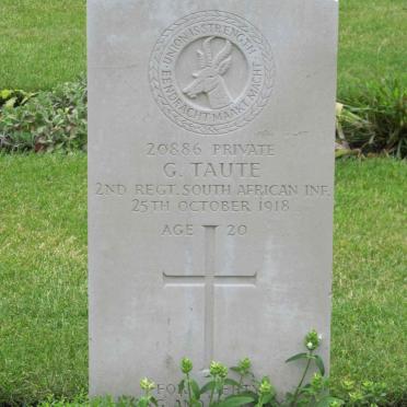 TAUTE G. -1918
