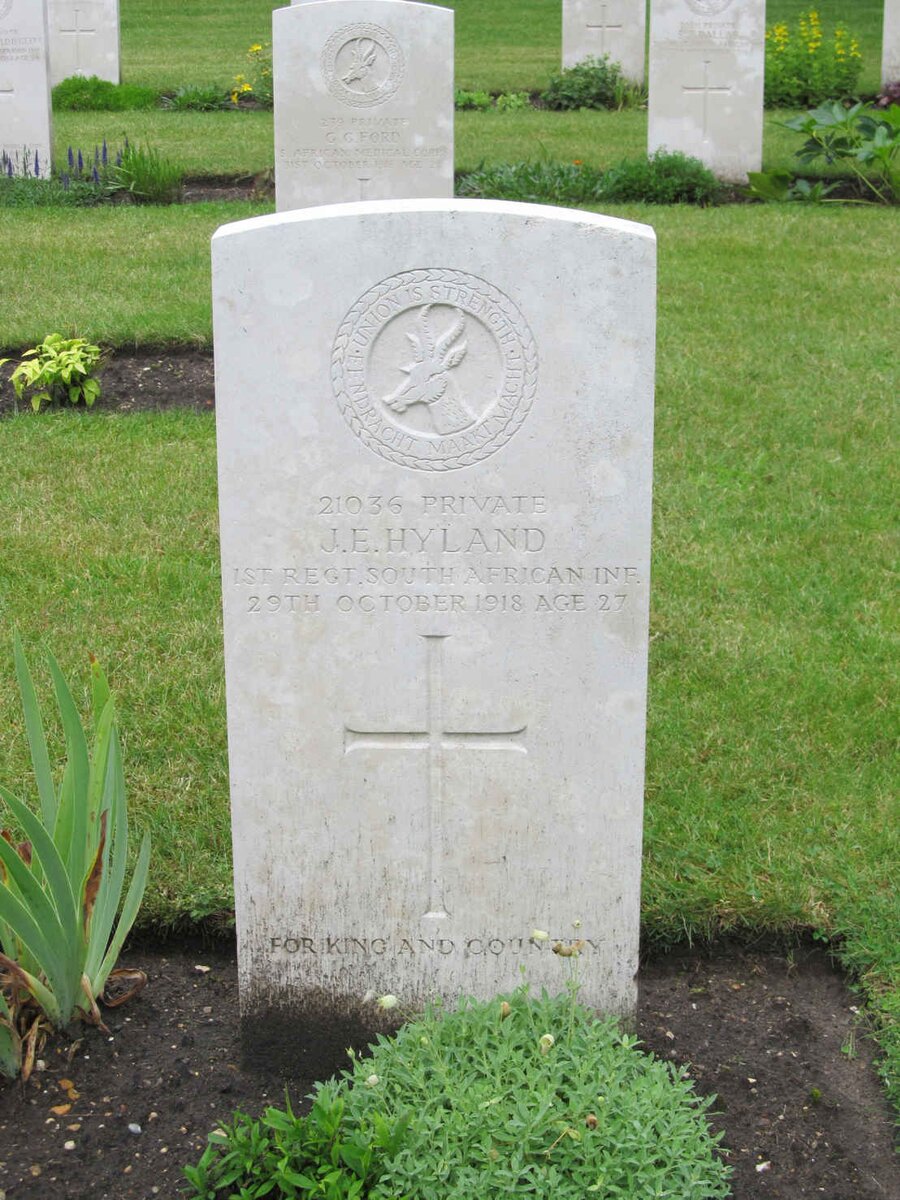 HYLAND J.E. -1918