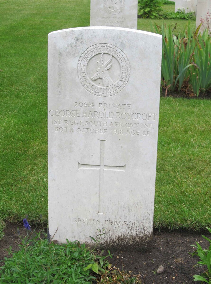 ROYCROFT George Harold -1918