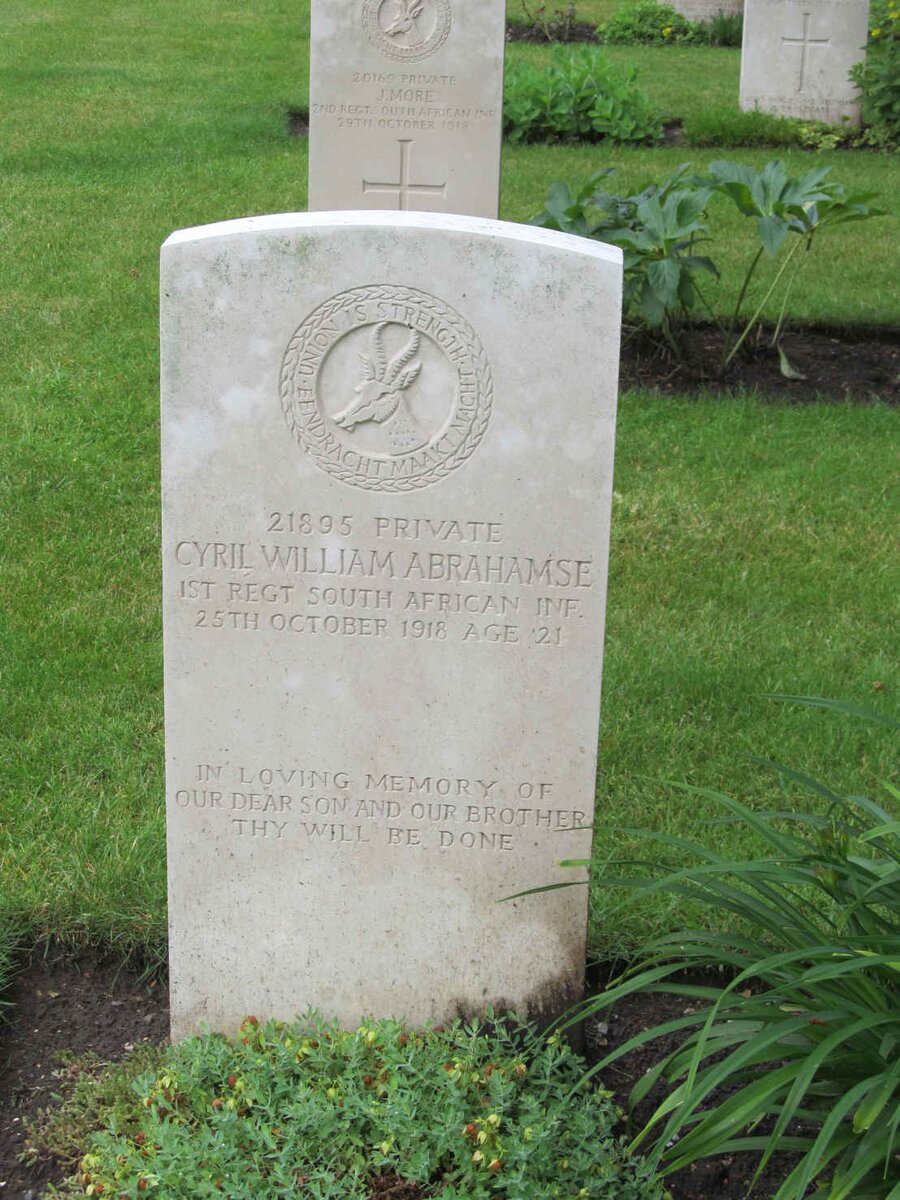 ABRAHAMSE Cyril William -1918