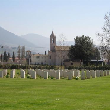 Italy, ASSISI, War cemetery