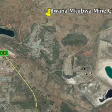 Zambia, Copperbelt, NDOLA district, Bwana Mkubwa Mine Cemetery