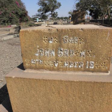 Zambia, Copperbelt, MUFULIRA district, Mufulira Old Mine cemetery