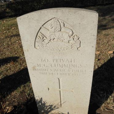 CUMMINGS M.G. -1915