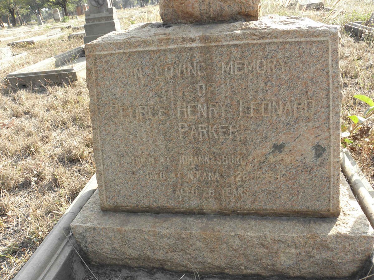PARKER George Henry Leonard 191?-194?