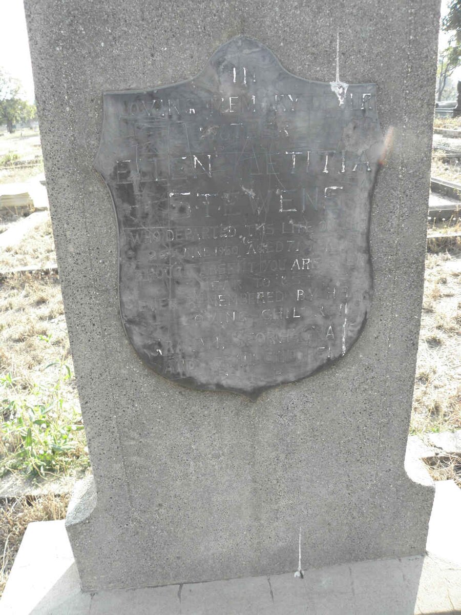 STEVENS Ellen Letitia -1950