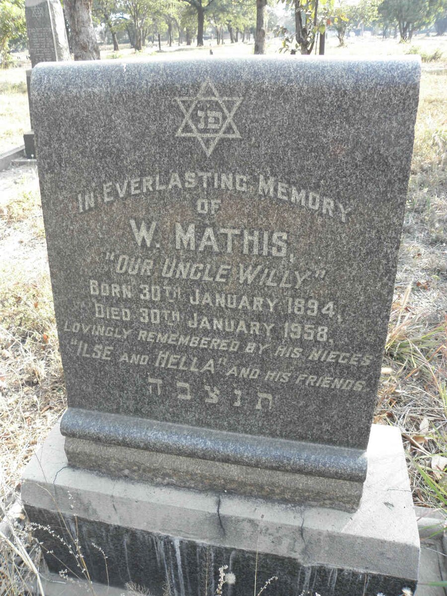 MATHIS W. 1894-1958