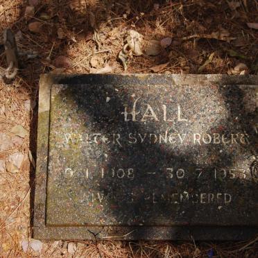 HALL Walter Sydney Robert 1908-1953