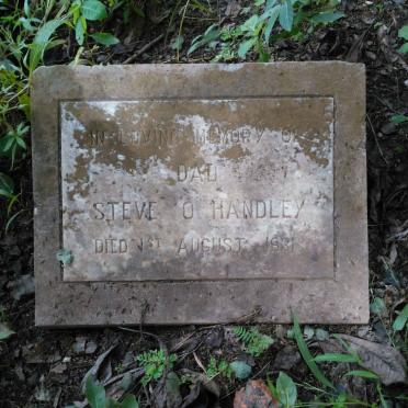 O'HANDLEY Steve -1931