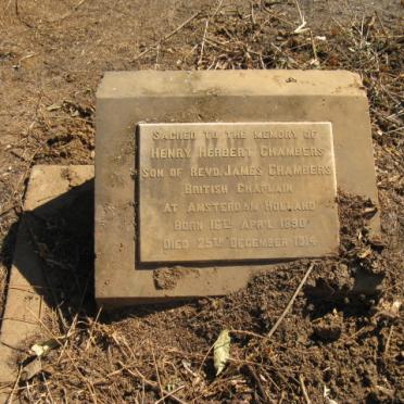 CHAMBERS Henry Herbert 1890-1914