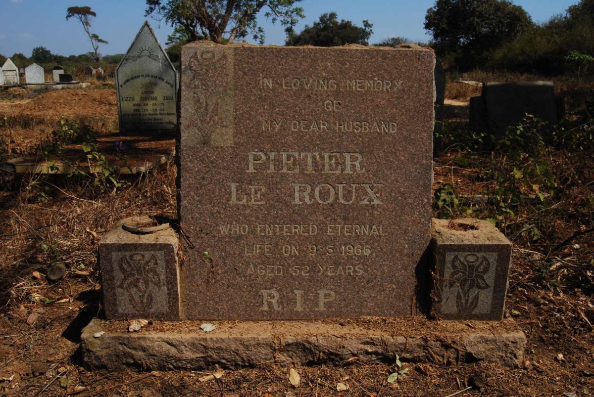 ROUX Pieter, le -1966