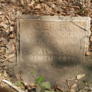 O'BRIEN Percey Roger 1914-1960