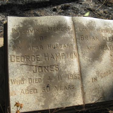 JONES George Hampton -1957