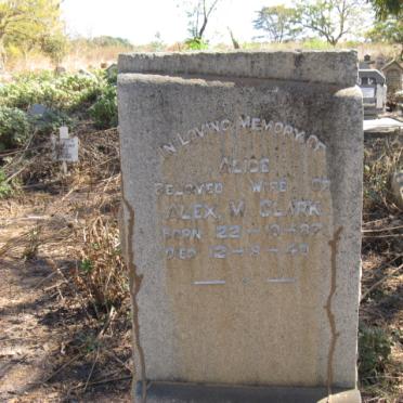 CLARK Alice 1887-1940