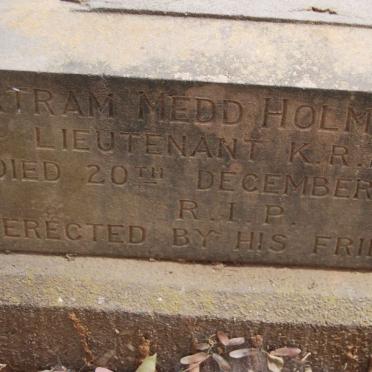 HOLMES Bertram Medd -1920