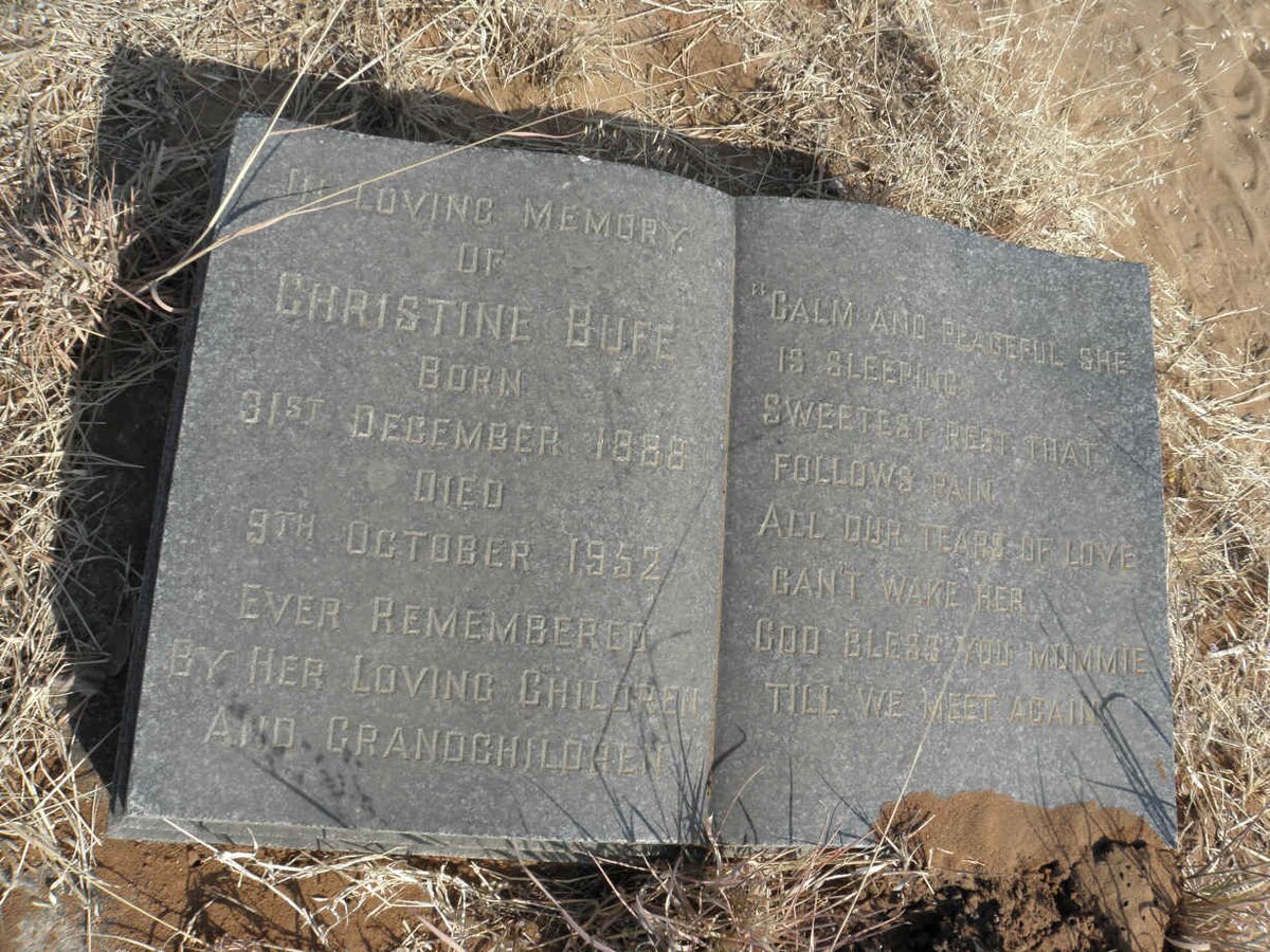 BUFE Christine 1888-1952