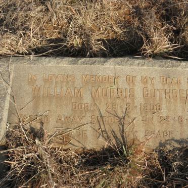 CUTHBERT William Morris 1908-1958