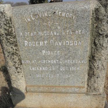 DAVIDSON Robert 1864-1947