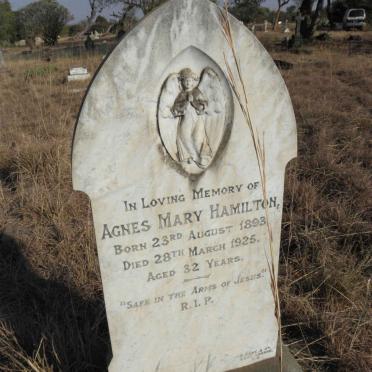 HAMILTON Agnes Mary 1893-1925