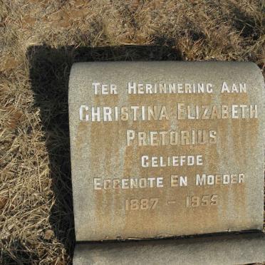 PRETORIUS Christina Elizabeth 1887-1955