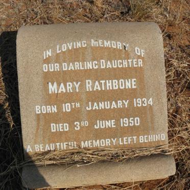 RATHBONE Mary 1934-1950