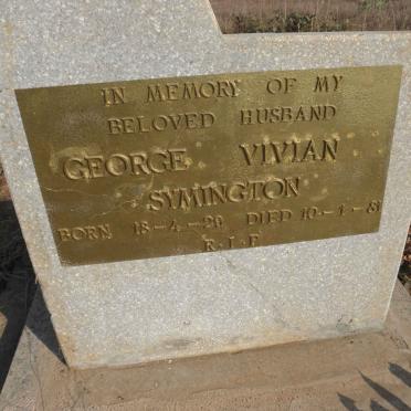 SYMINGTON George Vivian 1920-1981