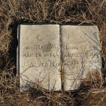 VENTER Jan 1886-1959