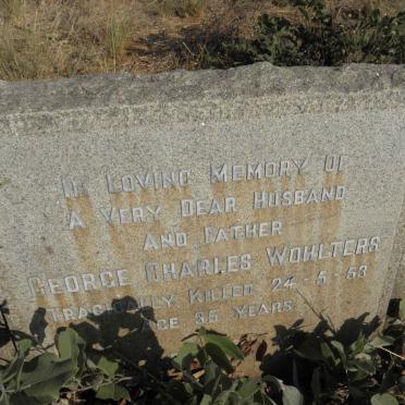 WOHLTERS George Charles -1953
