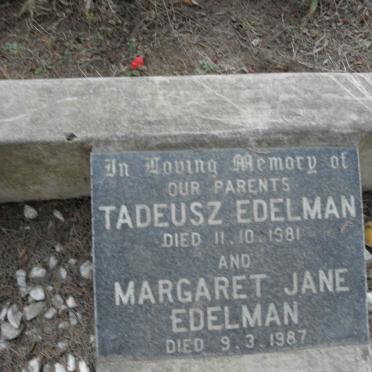 EDELMAN Tadeusz -1981 &amp; Margaret Jane -1987