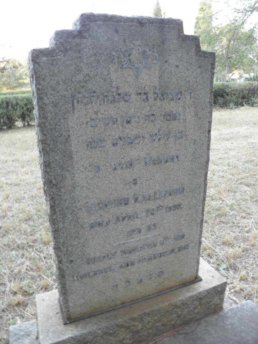 KALLMAN Sigmund -1952