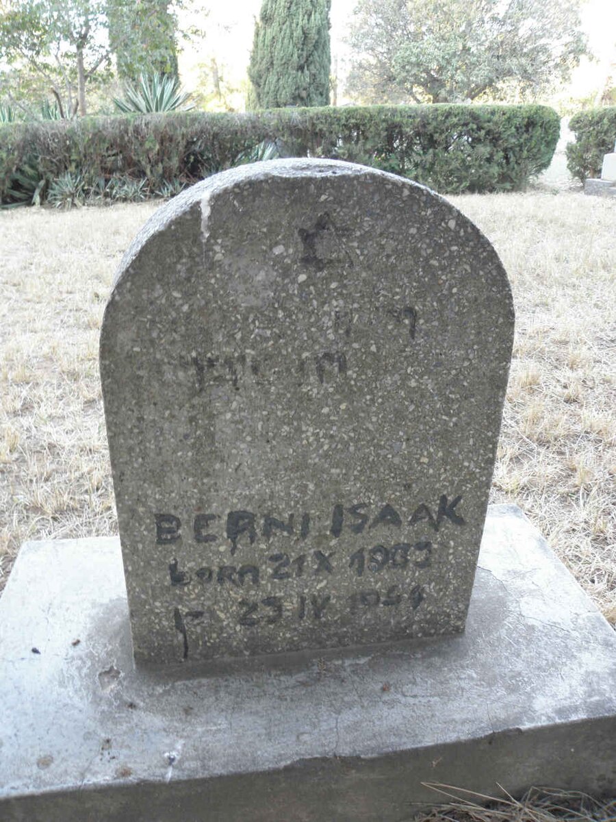 ISAAK Berni 1932-19?4