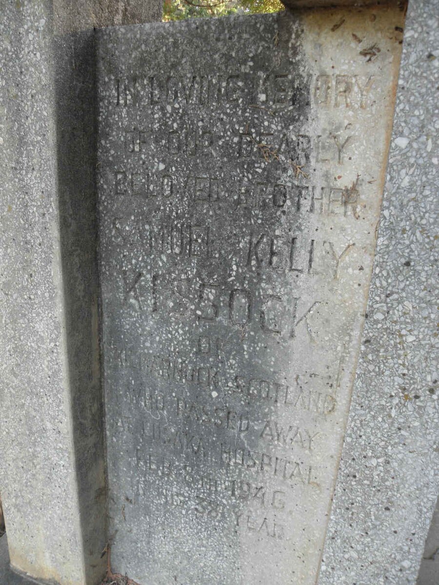 KISSOCK Samuel Kelly -1946