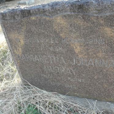 MURRAY Margaretha Johanna nee V.D. MERWE -1942