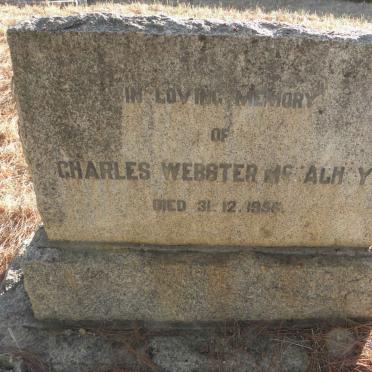 Mc CALHOY Charles Webster -1956