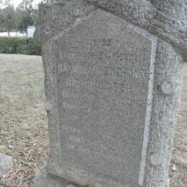 OBERHOLSTER Salmina Hendrina 1890-1956