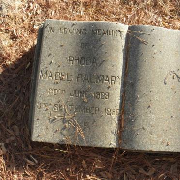 PALMARY Rhoda Mabel 1909-1958