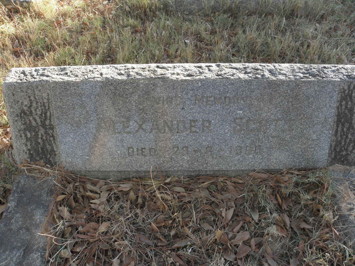 SCOTT Alexander -1960