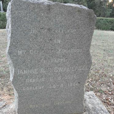 SWANEPOEL Jannie A.B. 1924-1966